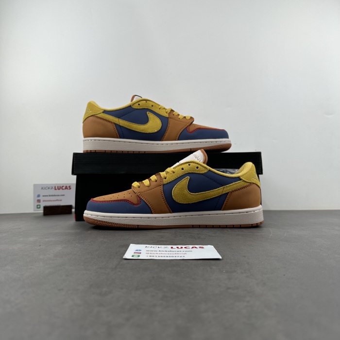 Air Jordan 1 Retro Low OG Custom Dragon Ball Goku DM7886-892