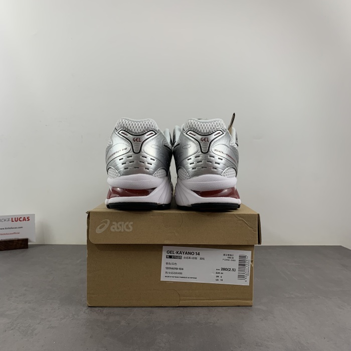 ASICS Gel-Kayano 14 White Pure Silver  1201A019-104