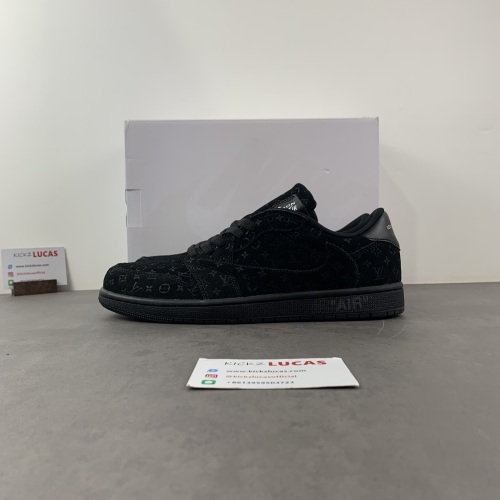OFF-WHITE x Travis Scott x Air Jordan 1 L*V Black DM7890-111