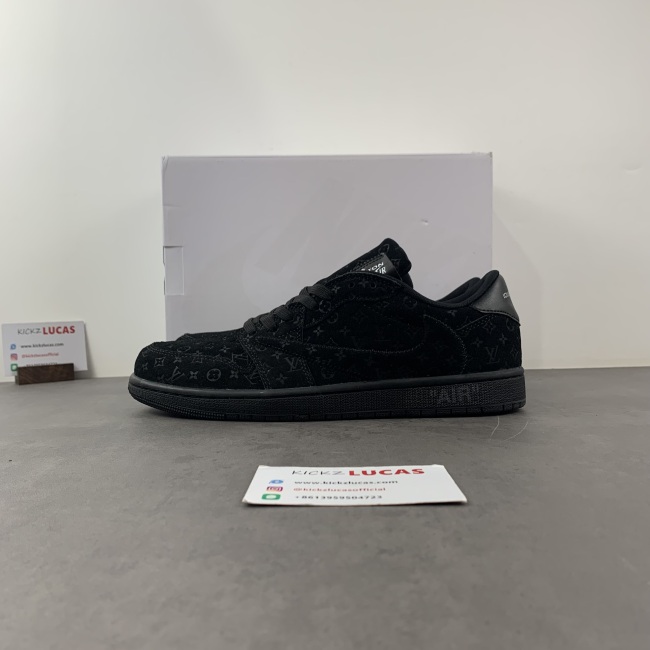 OFF-WHITE x Travis Scott x Air Jordan 1 L*V Black DM7890-111