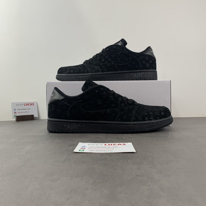 OFF-WHITE x Travis Scott x Air Jordan 1 L*V Black DM7890-111