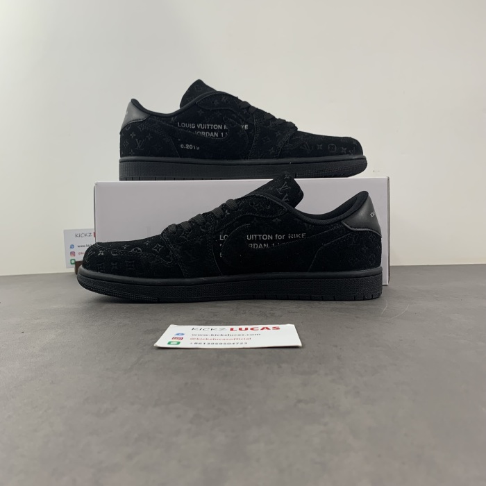 OFF-WHITE x Travis Scott x Air Jordan 1 L*V Black DM7890-111