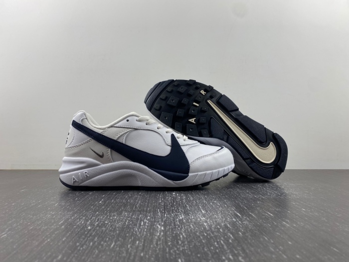 Air Grudge Leather White Black Big Swoosh 602046-142