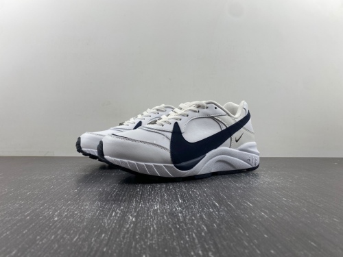 Air Grudge Leather White Black Big Swoosh 602046-142