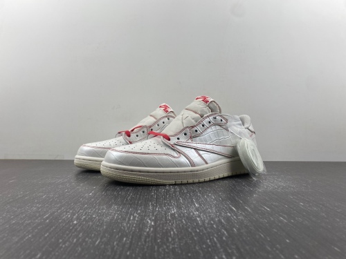 Air Jordan 1 Low Travis Scott Crocodile print DM7866-601