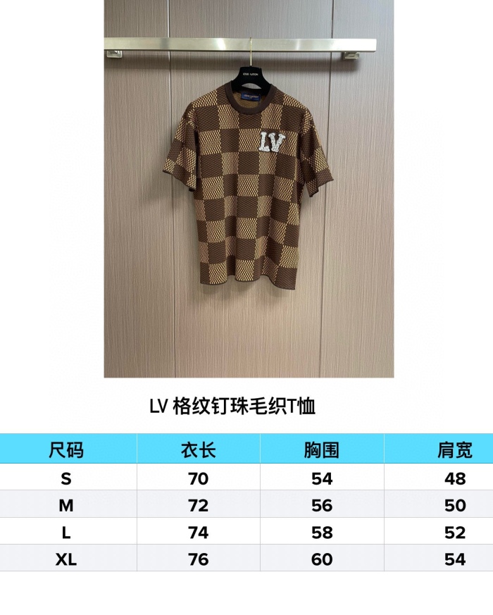 L*ouis V*uitton T-shirt  Top Quality D17 20240320-2