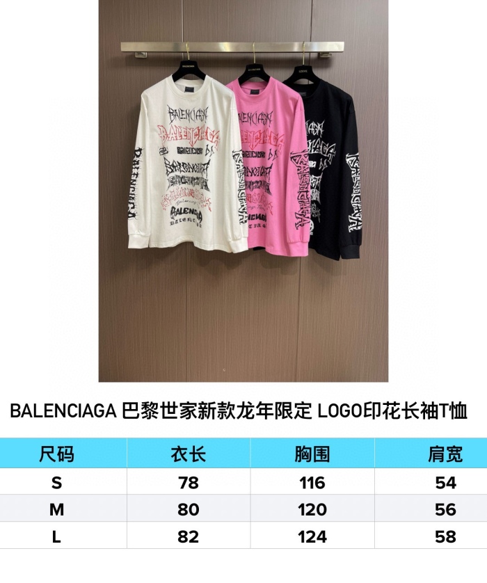 B*alenciaga T-shirt Top Quality D17 20240320-19