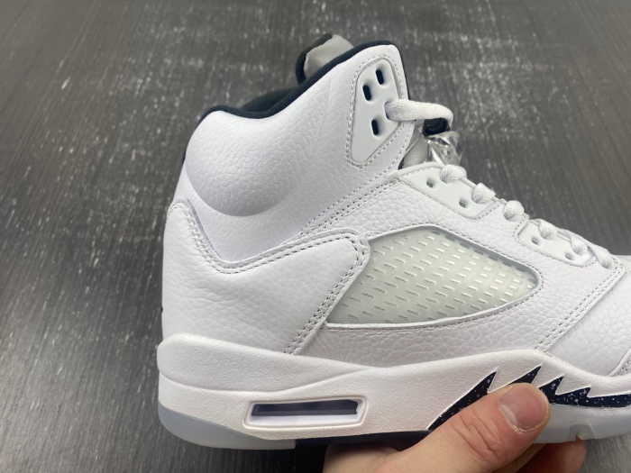 Air Jordan 5 Retro White Black DD0587-110