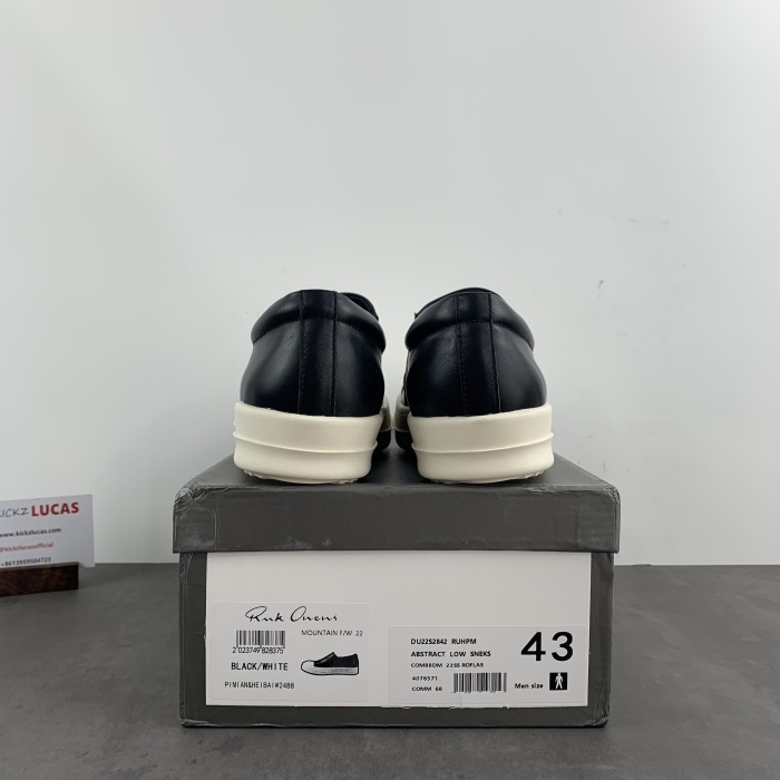 Men Women R*ick O*wens Top Sneaker 220829-3