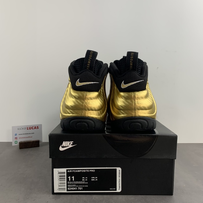 Air Foamposite Pro Metallic Gold  624041-701