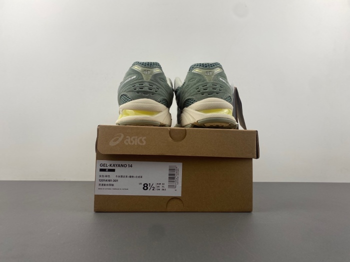 ASICS Gel-Kayano 14 Olive Grey Pure Silver 1201A161-301