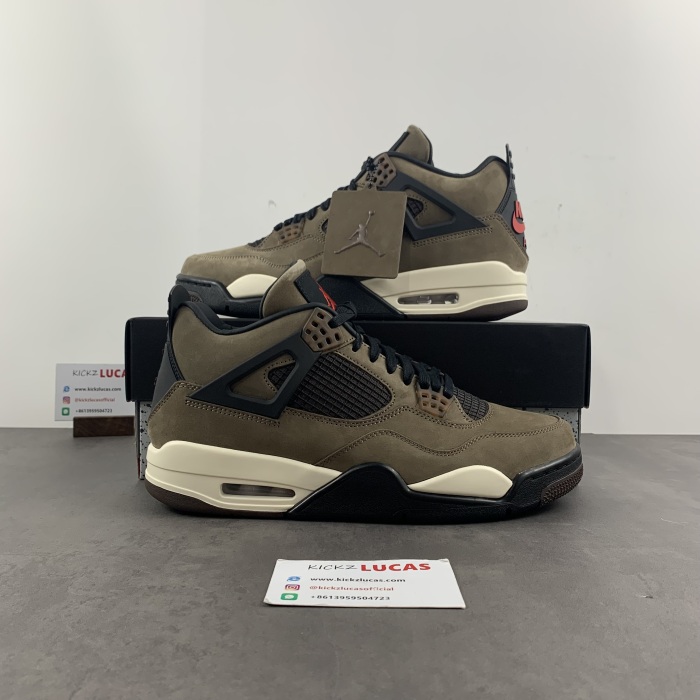 Air Jordan 4 Retro Travis Scott Olive OLIVE GREY/BLACK
