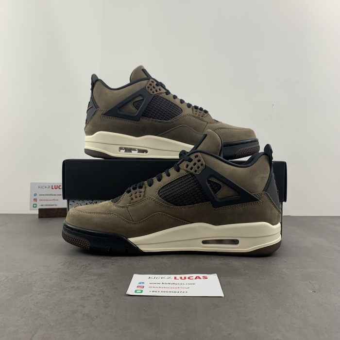 Air Jordan 4 Retro Travis Scott Olive OLIVE GREY/BLACK