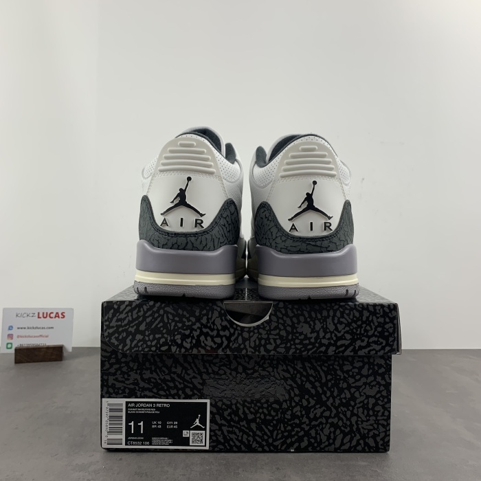 Air Jordan 3 “Cement Grey CT8532-106