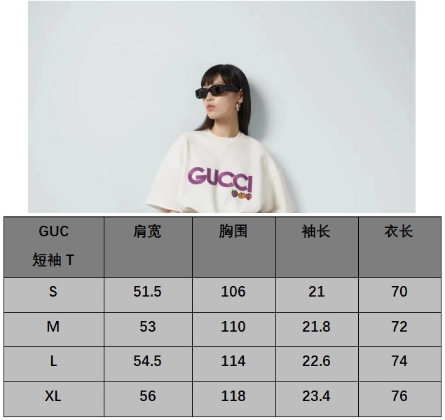 G*ucci T-shirt  Top Quality D17 20240421-33