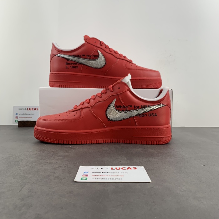 Air Force 1 Low Off-White Red AO4297-600