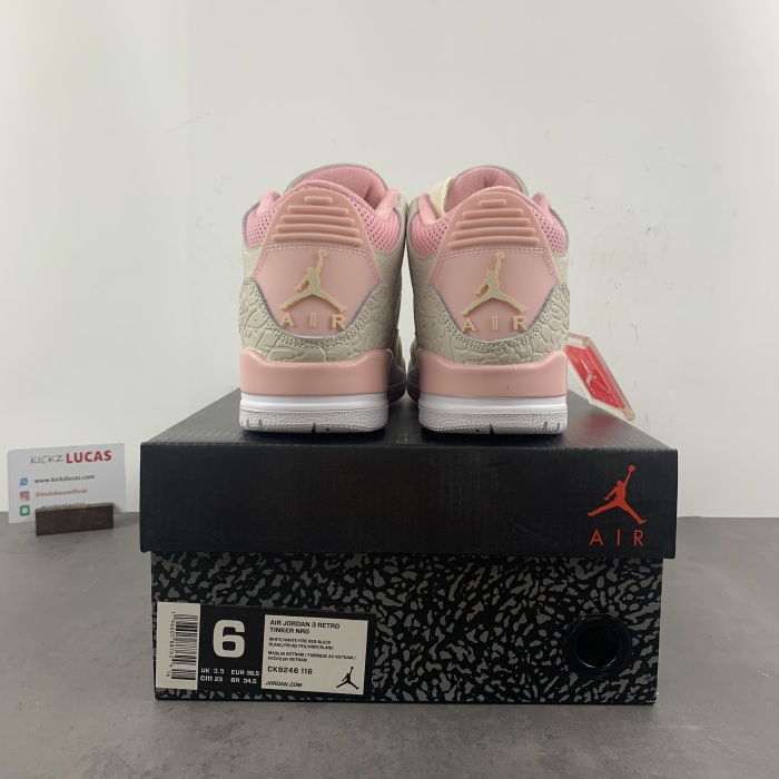 Air Jordan 3 Retro Sail Rust Pink  CK9246-116