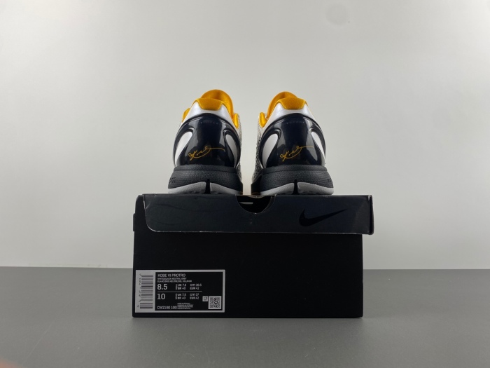 GX Kobe 6 Protro Playoff Pack White Del Sol CW2190-100