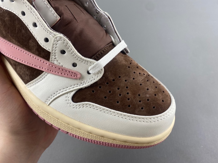 Air Jordan 1 Travis Scott Coffee Pink DZ4137 -206