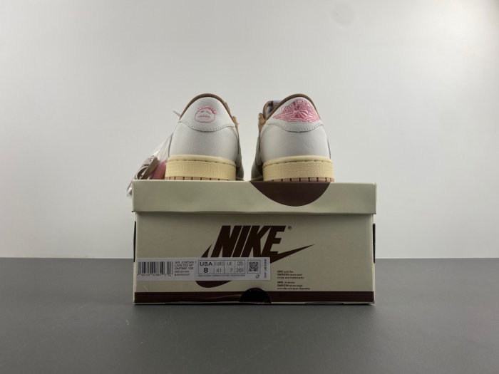 Air Jordan 1 Travis Scott White khaki DM7866-106