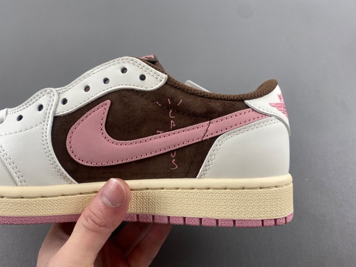 Air Jordan 1 Travis Scott Coffee Pink DZ4137 -206