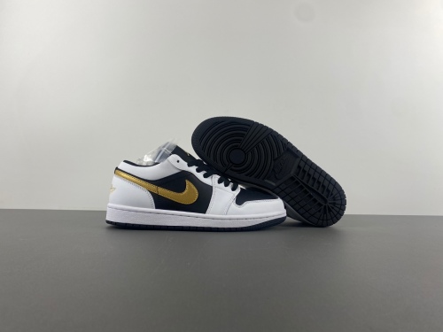 Air Jordan 1 Low White Gold Swoosh CZ0775-133