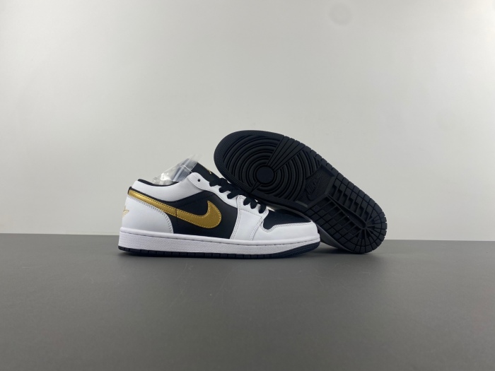 Air Jordan 1 Low White Gold Swoosh CZ0775-133
