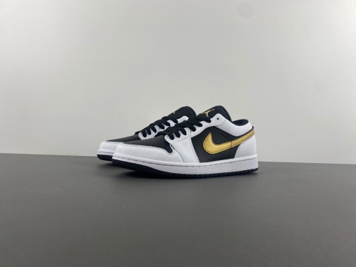 Air Jordan 1 Low White Gold Swoosh CZ0775-133