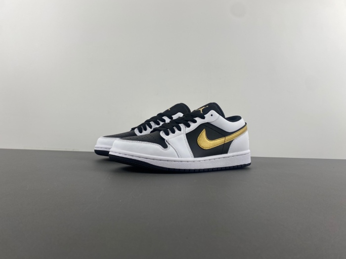 Air Jordan 1 Low White Gold Swoosh CZ0775-133
