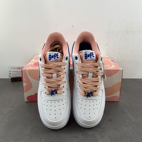 A Bathing Ape Bape Sta BAPY White Pink BPYSNSN0061C