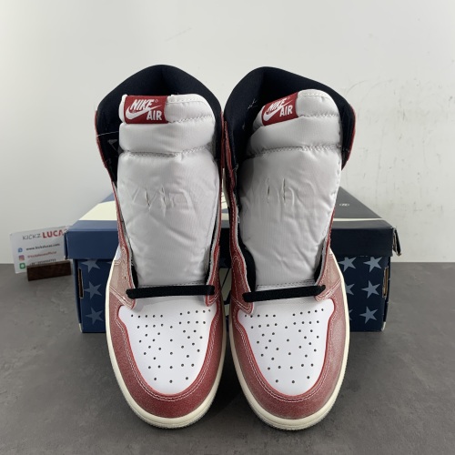 Air Jordan 1 Retro High Trophy Room Chicago  (W/ Blue Laces) DA2728-100