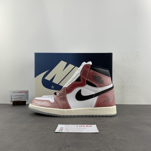 Air Jordan 1 Retro High Trophy Room Chicago  (W/ Blue Laces) DA2728-100