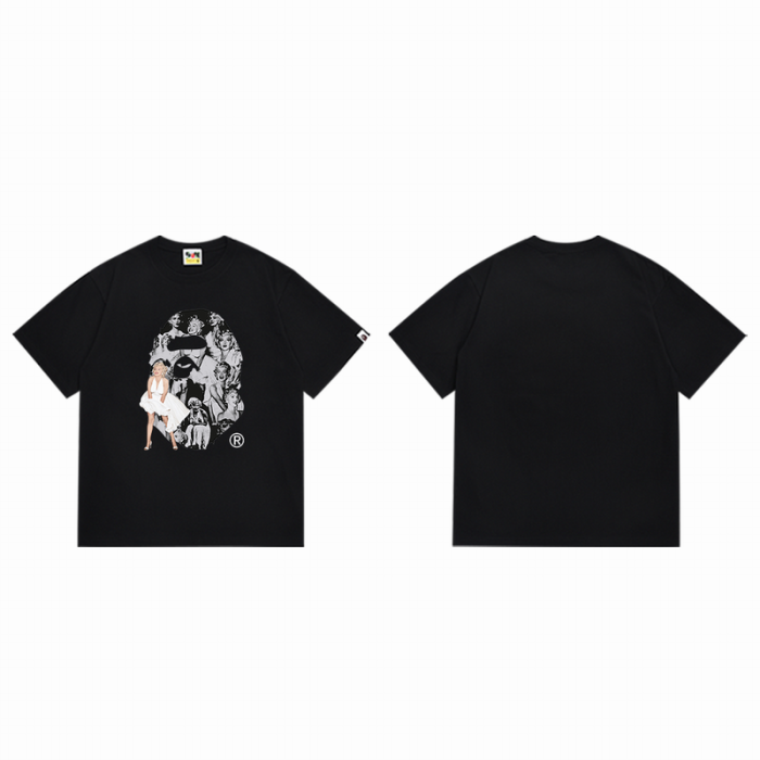 B*ape T-shirt Top Quality Qiqi 20240718-137