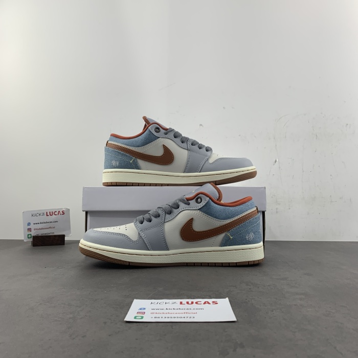 Air Jordan 1 Low Phantom Denim  FZ5045-091