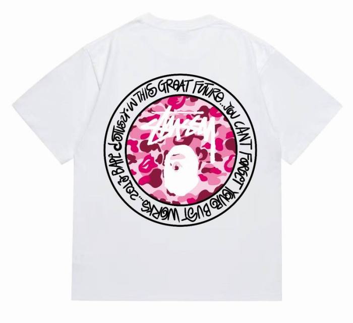 B*ape T-shirt Top Quality Qiqi 20240718-109