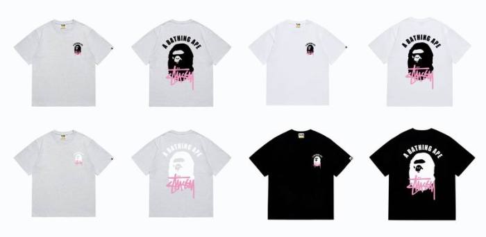B*ape T-shirt Top Quality Qiqi 20240718-118