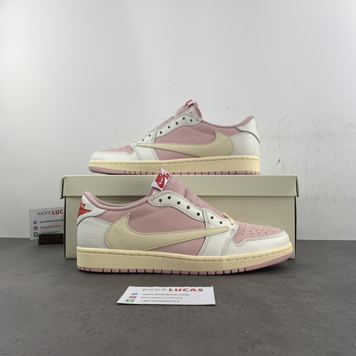 Air Jordan 1 Travis Scott White Pink DM7866-600