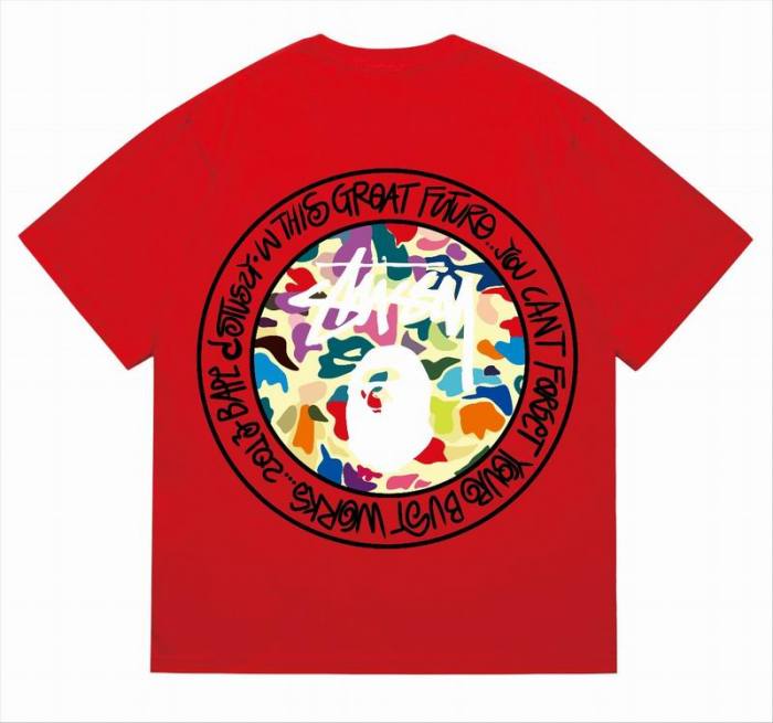B*ape T-shirt Top Quality Qiqi 20240718-108