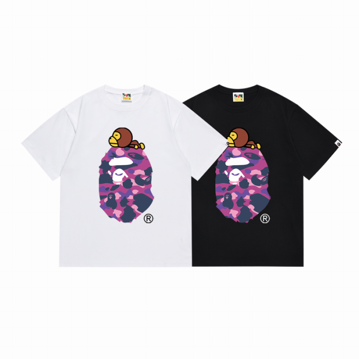 B*ape T-shirt Top Quality Qiqi 20240719-9