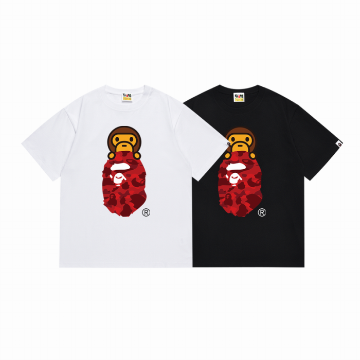 B*ape T-shirt Top Quality Qiqi 20240719-4