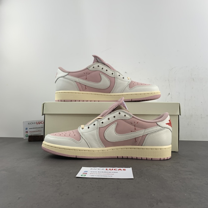 Air Jordan 1 Travis Scott White Pink DM7866-600