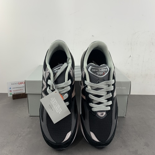 New Balance 990v6 MiUSA Black Grey White  M990BK6