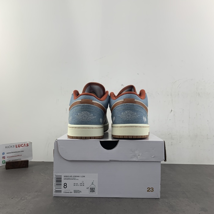 Air Jordan 1 Low Phantom Denim  FZ5045-091