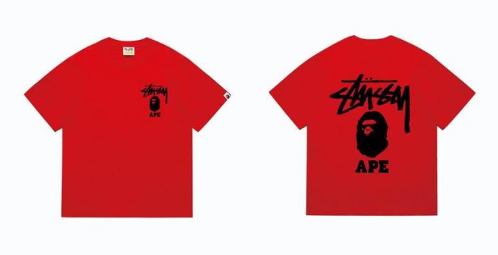 B*ape T-shirt Top Quality Qiqi 20240718-123