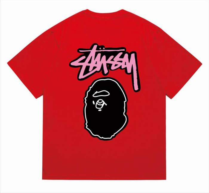 B*ape T-shirt Top Quality Qiqi 20240718-119