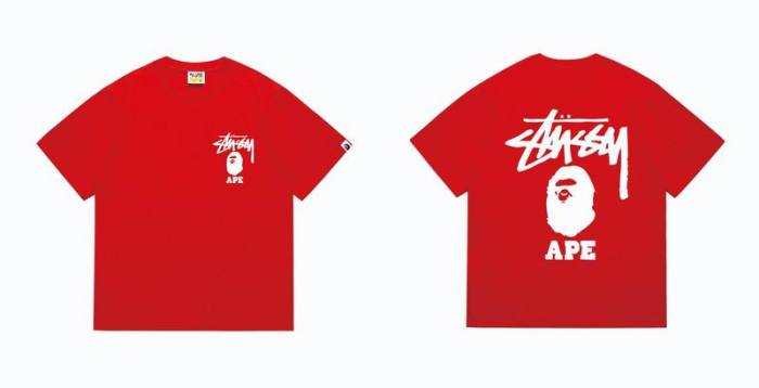 B*ape T-shirt Top Quality Qiqi 20240718-123