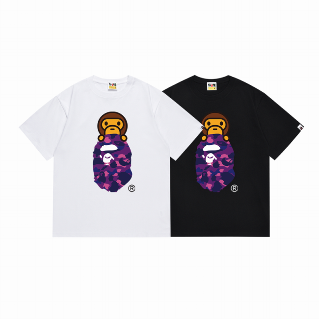 B*ape T-shirt Top Quality Qiqi 20240719-4
