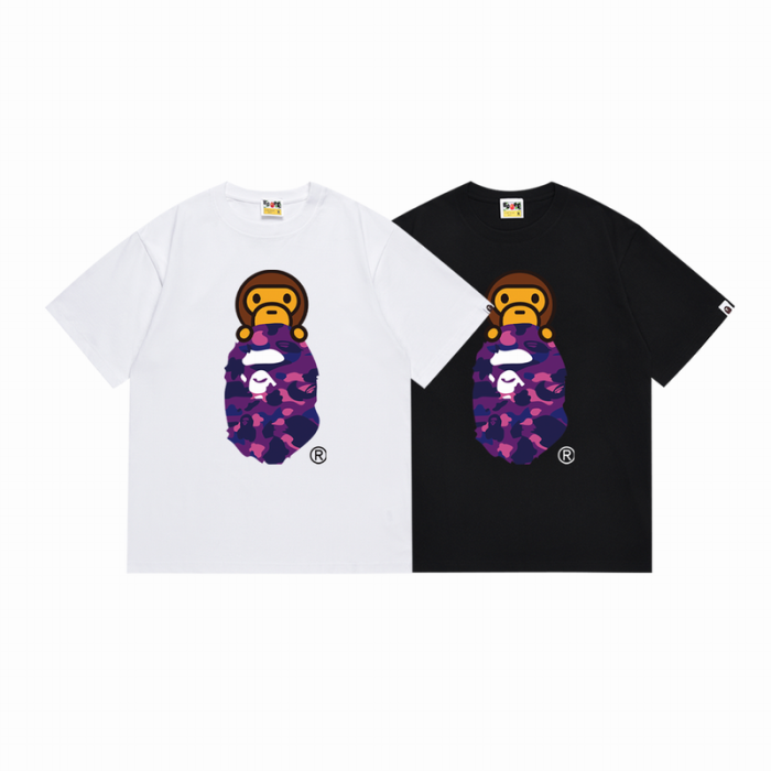 B*ape T-shirt Top Quality Qiqi 20240719-4