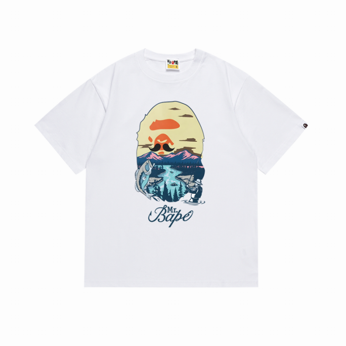 B*ape T-shirt Top Quality Qiqi 20240718-98