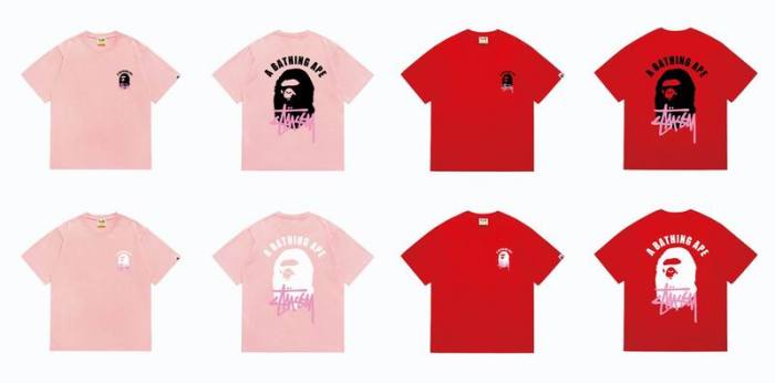 B*ape T-shirt Top Quality Qiqi 20240718-118